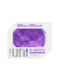 Фиолетовый мастурбатор-стимулятор Tenga Uni Amethyst - Tenga - в Белгороде купить с доставкой