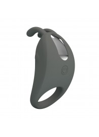 Серое эрекционное кольцо с вибрацией Master Ring - Baile - в Белгороде купить с доставкой