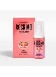 Жидкий вибратор Nuei Rock Me! с ароматом клубники - 20 мл. - Nuei cosmetics - купить с доставкой в Белгороде