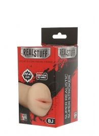 Нежный мастурбатор-ротик REALSTUFF 5INCH MASTURBATOR BJ - Dream Toys - в Белгороде купить с доставкой