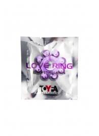 Мягкая фиолетовая гелевая насадка - Toyfa Basic - в Белгороде купить с доставкой