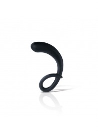 Черный массажер простаты Curving Curt - 13 см. - MyStim - купить с доставкой в Белгороде