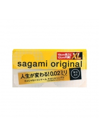 Презервативы увеличенного размера Sagami Original 0.02 XL-size - 12 шт. - Sagami - купить с доставкой в Белгороде