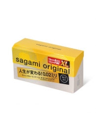 Презервативы увеличенного размера Sagami Original 0.02 XL-size - 12 шт. - Sagami - купить с доставкой в Белгороде