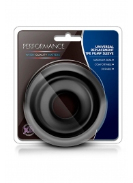 Черный уплотнитель на вакуумную помпу Replacement Pump Sleeve - Blush Novelties - в Белгороде купить с доставкой