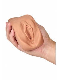 Маструбатор-вагина с вибрацией Soft   Wet Renata Realistic Tan Masturbator - Blush Novelties - в Белгороде купить с доставкой