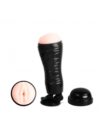 Мастурбатор-вагина Flora с присоской в основании - Baile - в Белгороде купить с доставкой