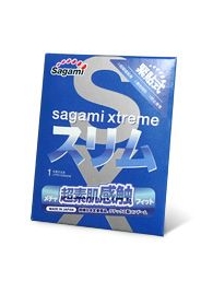 Презерватив Sagami Xtreme FEEL FIT 3D - 1 шт. - Sagami - купить с доставкой в Белгороде