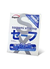 Презерватив Sagami Xtreme Ultrasafe с двойным количеством смазки - 1 шт. - Sagami - купить с доставкой в Белгороде