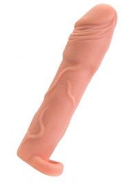 Телесная удлиняющая насадка с подхватом - 19 см. - ToyFa - в Белгороде купить с доставкой