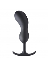 Черный массажер простаты с утяжелителями Premium Silicone Weighted Prostate Plug XL - 20,8 см. - XR Brands - в Белгороде купить с доставкой