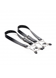 Ремни с зажимами для половых губ Spread Labia Spreader Straps with Clamps - XR Brands - купить с доставкой в Белгороде