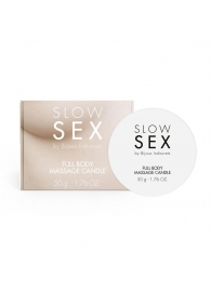 Массажная свеча для всего тела Slow Sex - 50 гр. - Bijoux Indiscrets - купить с доставкой в Белгороде