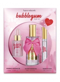 Набор средств для массажа и ласк Bubblegum Play Kit - Bijoux Indiscrets - купить с доставкой в Белгороде