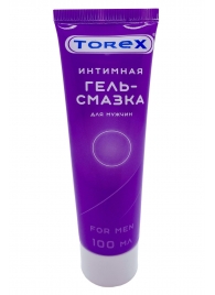Гель-смазка на водной основе For Men - 100 мл. - Torex - купить с доставкой в Белгороде