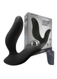 Черный вибромассажер простаты 3,5’’ Remote Control Curve P-spot Massager - 12 см. - Erokay - в Белгороде купить с доставкой