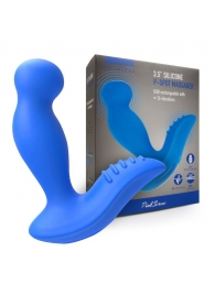 Синий вибромассажер простаты 3,5’’ P-spot Massager - 12,5 см. - Erokay - в Белгороде купить с доставкой
