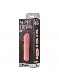 Фаллоудлинитель SUPER HERO Tempter - 16 см. - Lola Games - в Белгороде купить с доставкой