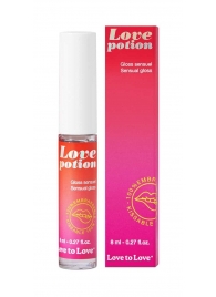 Возбуждающий блеск для губ Love Potion - 8 мл. - Love to Love - купить с доставкой в Белгороде