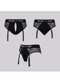 Трусики для фиксации насадок Strap-on-me Harness Lingerie Diva XS - Strap-on-me - купить с доставкой в Белгороде