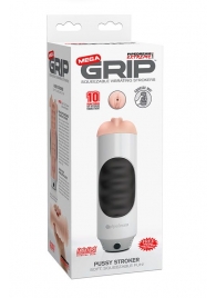 Мастурбатор-вагина Extreme Toyz Mega Grip Vibrating Stroker Mouth - Pipedream - в Белгороде купить с доставкой
