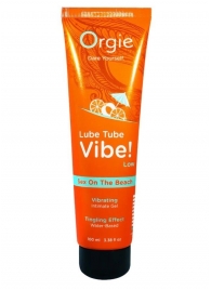 Гель с эффектом вибрации Lube Tube Vibe Low Sex On The Beach - 100 мл. - ORGIE - купить с доставкой в Белгороде