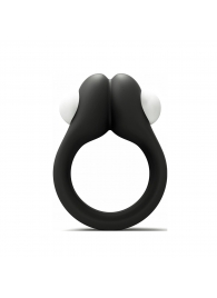 Черное эрекционное кольцо Zippy Vibrating Ring With Bullet - Adrien Lastic - в Белгороде купить с доставкой
