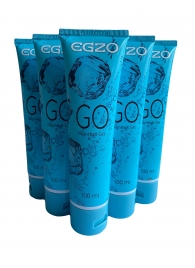 Набор из 5 пролонгирующих лубрикантов на водной основе Egzo Go (по 100 мл.) - EGZO - купить с доставкой в Белгороде