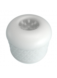 Белый сквозной мастурбатор Crystle - Baile - в Белгороде купить с доставкой