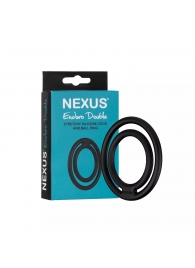 Черное двойное эрекционное кольцо Nexus Enduro Double - Nexus Range - в Белгороде купить с доставкой