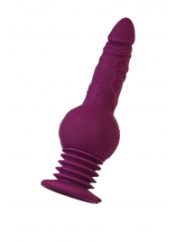 Фиолетовая мини-машина для секса Striker с пультом ДУ - 23,5 см. - ToyFa - купить с доставкой в Белгороде