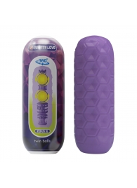 Фиолетовый мастурбатор Venus-X Twin balls - Baile - в Белгороде купить с доставкой