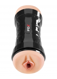 Двусторонний мастурбатор в колбе Super Flip-A-Pussy Over - Pipedream - в Белгороде купить с доставкой