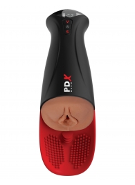 Мастурбатор-вагина в колбе с вибрацией Fuck-O-Matic Pro XL - Pipedream - в Белгороде купить с доставкой