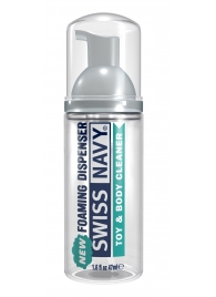 Очищающая пенка для игрушек и тела Toy   Body Cleaner Foamer - 47 мл. - Swiss navy - купить с доставкой в Белгороде