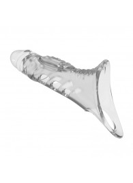 Прозрачная насадка на пенис - 22 см. - Baile - в Белгороде купить с доставкой