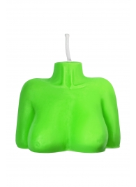 Зеленая сувенирная свеча «Женский силуэт» - Pecado - купить с доставкой в Белгороде