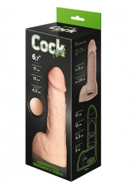 Телесный фаллоудлинитель с мошонкой Cock Next - 17 см. - LOVETOY (А-Полимер) - в Белгороде купить с доставкой
