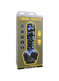 Черно-синяя мини-машина на присоске Tendril Thruster - 21,6 см. - Doc Johnson - купить с доставкой в Белгороде