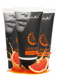 Набор из 3 съедобных лубрикантов JUJU со вкусом грейпфрута - JuJu - купить с доставкой в Белгороде