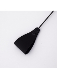 Стек с широким черным кожаным наконечником и металлической ручкой - 67 см. - Crazy Handmade - купить с доставкой в Белгороде