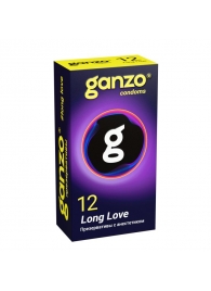 Презервативы с анестетиком для продления удовольствия Ganzo Long Love - 12 шт. - Ganzo - купить с доставкой в Белгороде