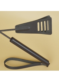 Черный кожаный стек «Сириус» - 60 см. - Sitabella - купить с доставкой в Белгороде