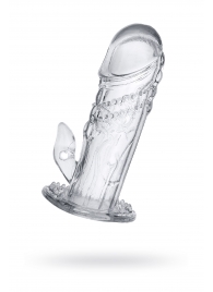 Прозрачная насадка на пенис Uco - 13 см. - A-toys - в Белгороде купить с доставкой