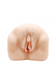 Телесный мастурбатор-вагина с оволосением и вибрацией - Baile - в Белгороде купить с доставкой
