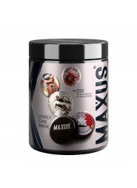 Черные утолщенные презервативы MAXUS Extra Strong с железным кейсом - 15 шт. - Maxus - купить с доставкой в Белгороде