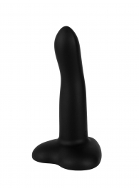 Черный нереалистичный дилдо Emotional на присоске - 13 см. - Lola Games