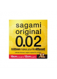 Презерватив увеличенного размера Sagami Original 0.02 XL-size - 1 шт. - Sagami - купить с доставкой в Белгороде