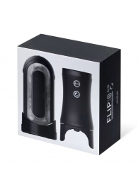 Набор Tenga Flip Zero Electronic Vibrotation: мастурбатор с вибрацией и устройство вращения - Tenga - в Белгороде купить с доставкой