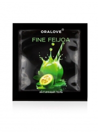 Саше съедобной оральной смазки OraLove с ароматом фейхоа - 3 гр. - Биоритм - купить с доставкой в Белгороде